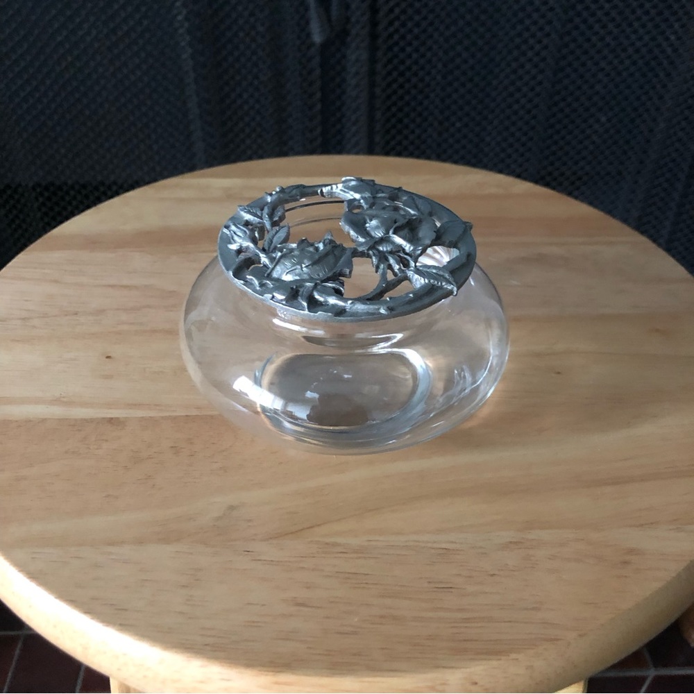 Vintage Rose Trinket Box